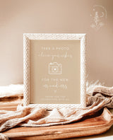 Photo Guestbook Sign | Modern Minimalist Wedding Sign