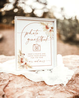 Photo Guestbook Sign | Modern Minimalist Wedding Sign