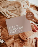 Boho Small Business Thank You Card | Editable Thank You Card Template