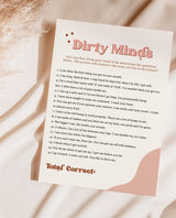 Dirty Minds Bachelorette Game | Dirty Bachelorette Party Game