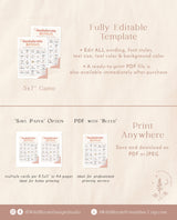 Retro Bachelorette Bingo Game | 70s Bachelorette Party
