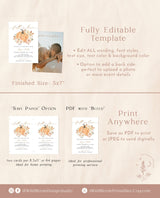 Fall Bridal Shower Invitation Template | Fall in Love Shower Invite