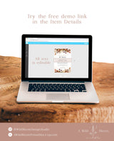 Fall Baby Shower By Mail Invitation | Autumn Baby Shower Invite