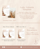 Fall Baby Shower Invitation Template | A Little Pumpkin is on the Way