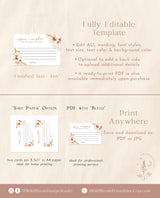 Advice and Wishes Card | Pampas Grass Bridal Shower