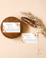 Boho Display Shower Card | Pampas Grass Display Shower Card