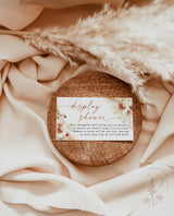 Boho Display Shower Card | Pampas Grass Display Shower Card