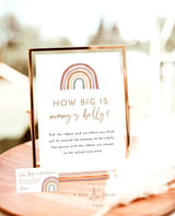 How Big is Mommy's Belly Game | Rainbow Baby Shower Game
