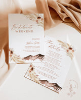 Mountain Bachelorette Party Invite | Scottsdale Bachelorette Party