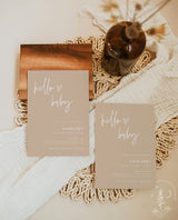 Minimalist Baby Shower Invitation | Gender Neutral Baby Shower