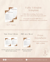 Fall Bridal Trivia Game | How Well Do You Know the Bride-to-Be Game