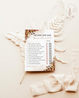 He Said She Said Game | Guess Who Said It, Bride or Groom