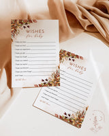 Fall Wishes For Baby Card | Gender Neutral Baby Shower