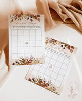 Bridal Bingo Game | Fall Bridal Shower Game