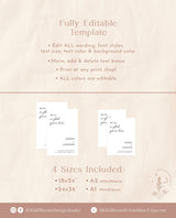We're So Glad You're Here | Minimalist Wedding Welcome Sign