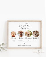 Dog Signature Drink Sign | Pet Signature Cocktail Sign