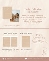 Minimalist Virtual Wedding Announcement Card | Covid Wedding Update