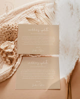 Minimalist Wedding Downsize Announcement Card | Covid Wedding Update