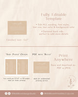 Minimalist Wedding Downsize Announcement Card | Covid Wedding Update