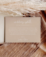 Minimalist Wedding Downsize Announcement Card | Covid Wedding Update