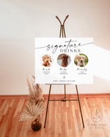 Dog Signature Drink Sign | Pet Signature Cocktail Sign