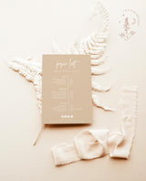 Boho Small Business Price List Template | Beauty Price List