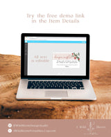 Winter Diaper Raffle Card Template | Christmas Mistletoe