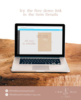 Beige Baby Shower Invitation Template | Gender Neutral Baby Shower Bundle