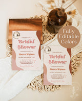 Retro Bridal Shower Invite | 70s Bridal Shower