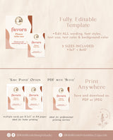 Retro Favors Sign | 70s Favors Wedding Sign Template