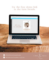 Photo Save the Date Template | Minimalist Save the Date Template