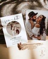 Photo Save the Date Template | Minimalist Save the Date Template