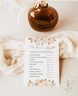The Price is Right Baby Shower Game | Fall Baby Shower Game
