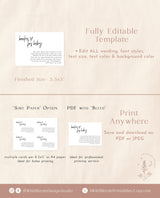 Minimalist Books for Baby Card | Book Request Insert Template