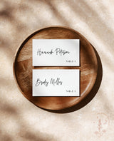 Modern Wedding Place Card | Minimalist Place Cards