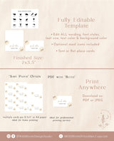 Boho Wedding Place Cards | Minimalist Wedding Place Cards 