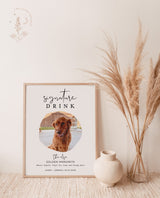 Dog Signature Drink Sign | Pet Signature Cocktail Sign