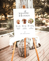 Dog Signature Drink Sign | Pet Signature Cocktail Sign