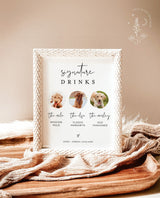 Dog Signature Drink Sign | Pet Signature Cocktail Sign