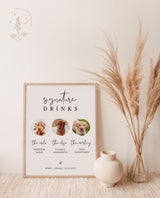 Dog Signature Drink Sign | Pet Signature Cocktail Sign