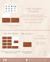 Terracotta Place Cards | Minimalist Place Cards