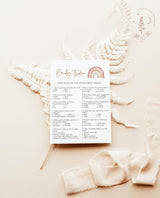 Rainbow Baby Shower Games | Gender Neutral Shower Bundle