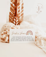 Rainbow Display Shower Card | Gender Neutral Display Shower Card