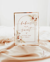 Babies are Sweet Please Take A Treat Sign | Boho Babies are Sweet Sign