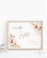 Cards and Gifts Sign | Minimalist Wedding Sign Template