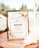 Boho Social Media Sign | Small Business Sign