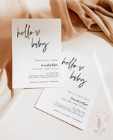 Minimalist Baby Shower Invitation | Gender Neutral Baby Shower