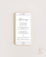 Minimalist Weekend Itinerary | Digital Itinerary Template