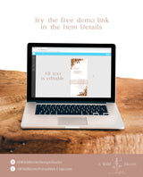 Fall Wedding Program | Fall Wedding