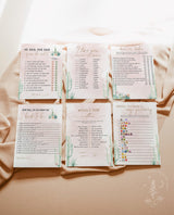 Desert Bridal Shower Games | Boho Bridal Shower Games